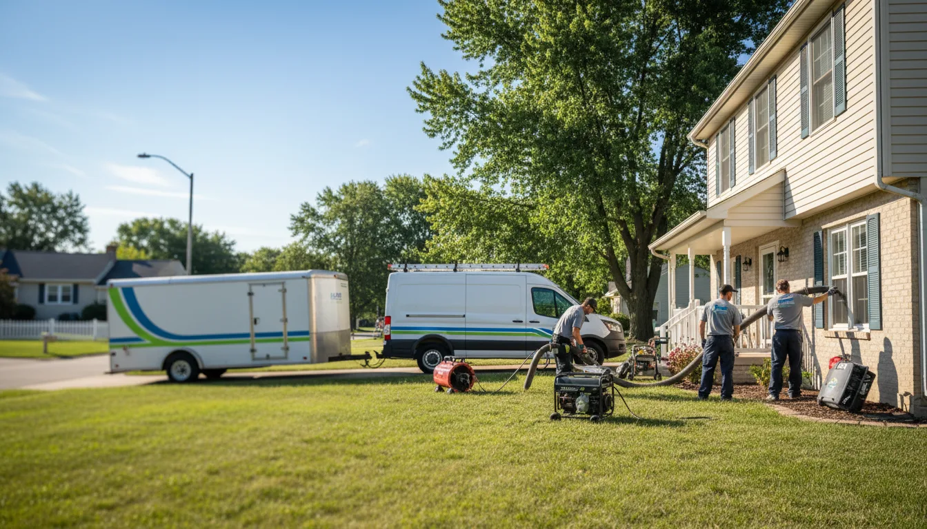 Flooded Basement Restoration And Cleanup With Repair in Sturgeon, MO near me